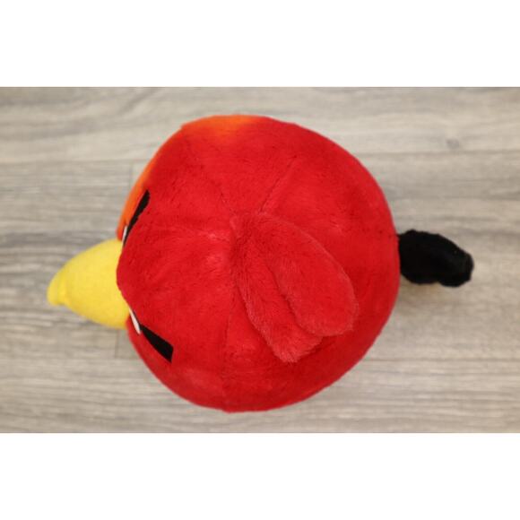 2010 Angry Birds Plush Red Bird Toy Stuffed Animal 8" No Sound - Picture 6 of 14
